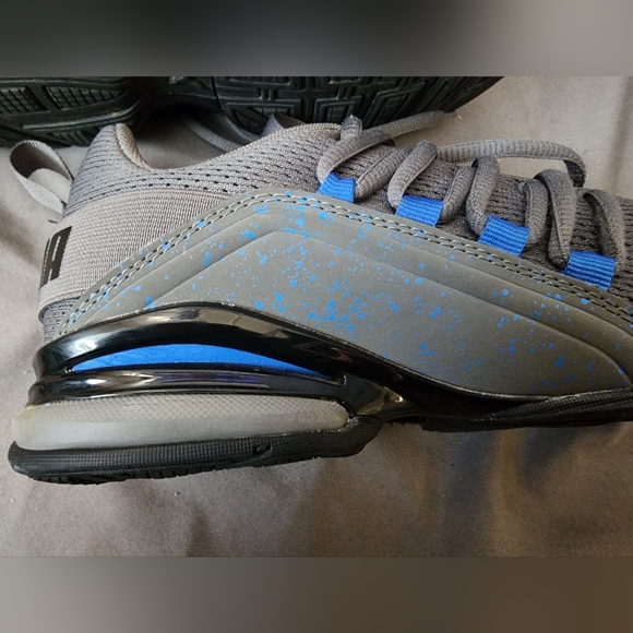 Puma Kids Sneakers - Gray and Blue - Picture 10 of 15